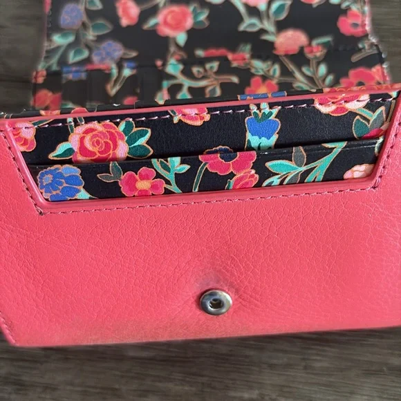 Lot of 2x [Kate Spade] Bi-Fold & Tri-Fold Pink Small Snap Button Close Wallets - Picture 15 of 16